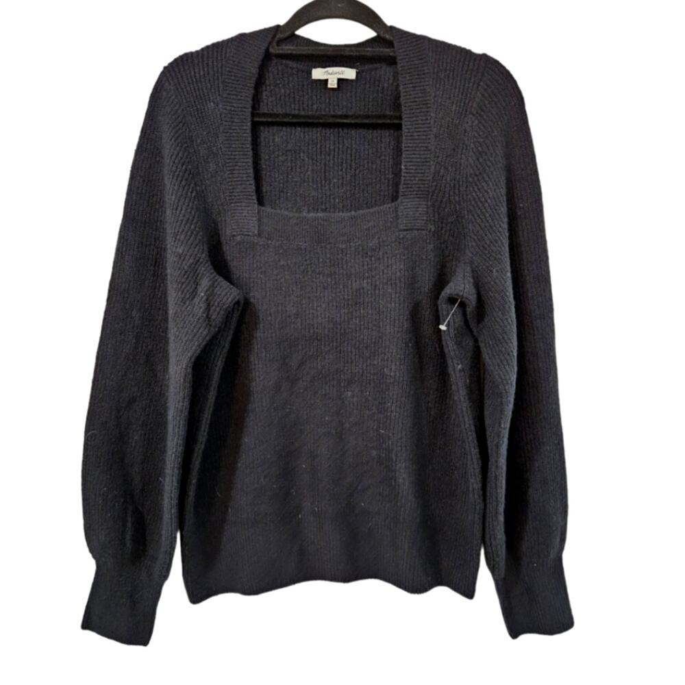NWOT Madewell Melwood Square-Neck Pullover Sweater in Coziest Yarn Size 1X